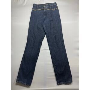 Rockies Women's Relaxed Fit Straight Leg Western Blue Jeans - Size 9XL (29x36)